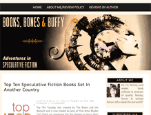 Tablet Screenshot of booksbonesbuffy.com